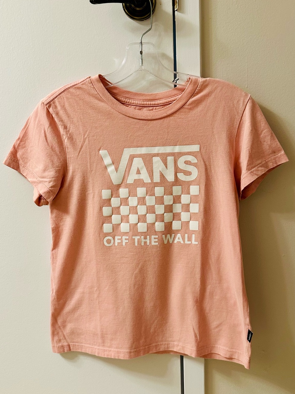Vans Kids Peach Graphic 'Off The Wall' Tee